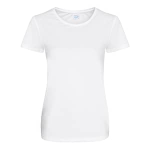 This girlie fit t-shirt with a self-fabric crew neck is a super option for your teamwear custom clothing! These performance tees can be customised with your brand name or club logo and are available in electric stand out colours!