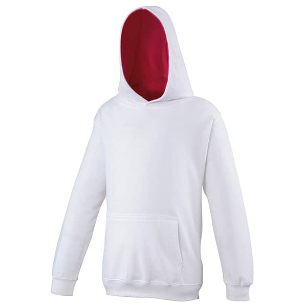 These kids varsity hoodies are a super option for your kids branded hoodie collection! Available in a range of colours and sizes with the added feature of the kangaroo pouch pocket. These kids branded soft cotton  hoodies custom embroidered with your brand name, club or company logo are a must for your company or club collection!