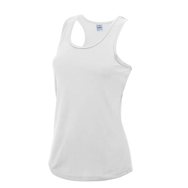 Are you looking for customised ladies running tops for your club, team or corporation? These girlie fit curved wicking vest are available in a range of sizes and super stand out electric colours! These branded performance vests are a great option for your team running vest collection!